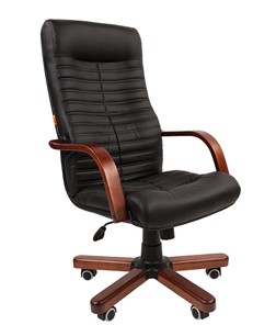 Офисное кресло CHAIRMAN 480 WD, экокожа, цвет черный в Махачкале