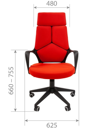 Компьютерное кресло CHAIRMAN 525, серое в Махачкале - изображение 1
