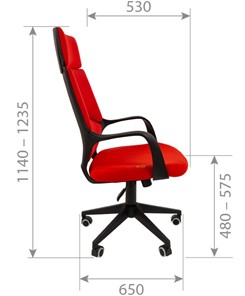 Компьютерное кресло CHAIRMAN 525, серое в Махачкале - предосмотр 2