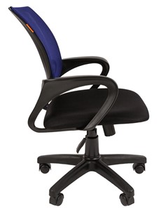 Компьютерное кресло CHAIRMAN 696 black Сетчатый акрил DW61 синий в Махачкале - предосмотр 2