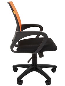 Компьютерное кресло CHAIRMAN 696 black Сетчатый акрил DW66 оранжевый в Махачкале - предосмотр 5
