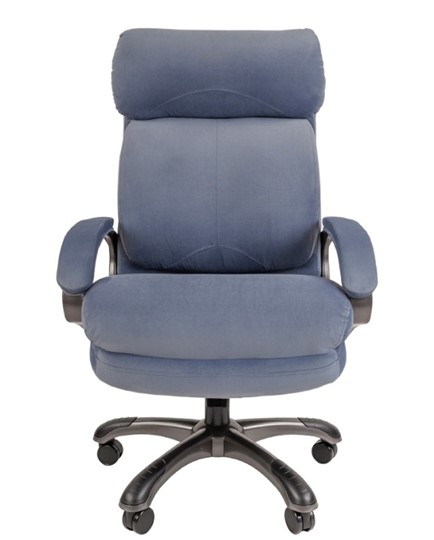 Офисное кресло CHAIRMAN HOME 505, велюр голубое в Махачкале - изображение 3