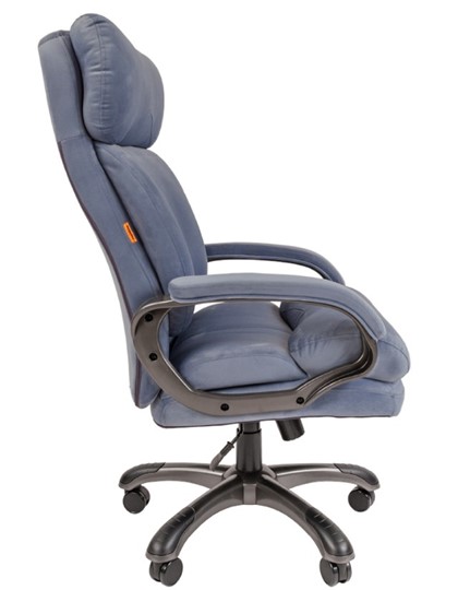 Офисное кресло CHAIRMAN HOME 505, велюр голубое в Махачкале - изображение 4