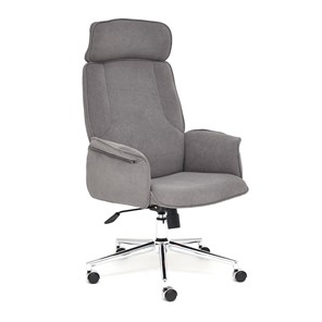 Кресло компьютерное CHARM флок, серый, 29 арт.13910 в Махачкале