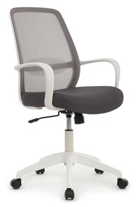 Офисное кресло Design W-207, Белый пластик/серая сетка в Махачкале