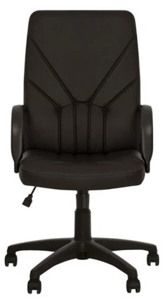 Офисное кресло MANAGER (PL64) экокожа ECO-30, черная в Махачкале - изображение