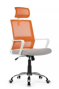 Кресло компьютерное RCH 1029HW, серый/оранжевый в Махачкале