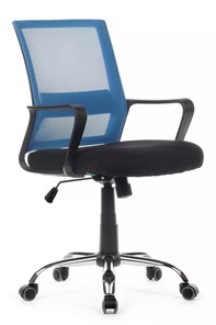 Кресло компьютерное RCH 1029MB, черный/синий в Махачкале
