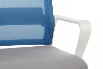 Кресло компьютерное RCH 1029MW, серый/синий в Махачкале - предосмотр 5