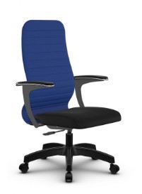 Компьютерное кресло SU-CU160-10P PL синий/черный в Махачкале