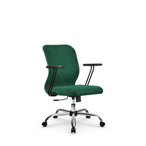 Кресло компьютерное SU-Mr-4/подл.109/осн.003  зеленый в Махачкале