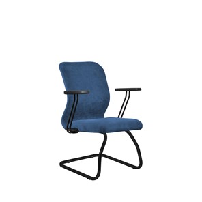 Кресло компьютерное SU-Mr-4/подл.109/осн.008 светло-синий в Махачкале