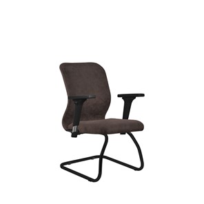 Кресло офисное SU-Mr-4/подл.200/осн.008 темно-коричневый в Махачкале