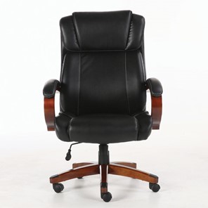 Кресло компьютерное Brabix Premium Magnum EX-701 (дерево, рециклированная кожа, черное) 531827 в Махачкале