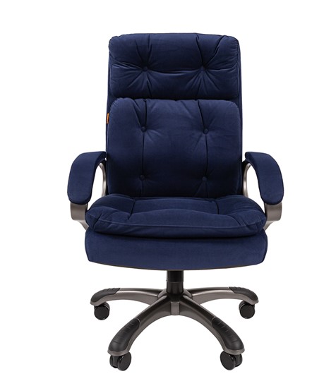 Кресло компьютерное CHAIRMAN 442 Ткань синий в Махачкале - изображение 2