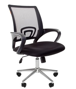 Кресло офисное CHAIRMAN 696 CHROME Сетка TW-01 (черная) в Махачкале