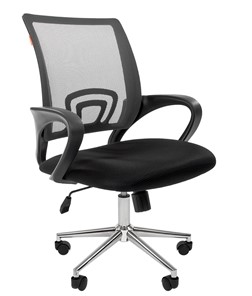 Кресло офисное CHAIRMAN 696 CHROME Сетка TW-04 (серый) в Махачкале