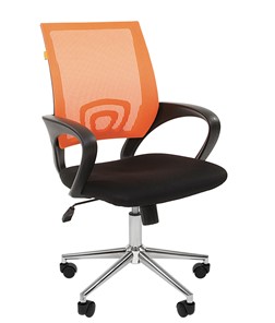 Кресло CHAIRMAN 696 CHROME Сетка TW-66 (оранжевый) в Махачкале