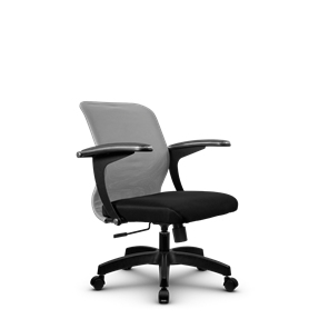 Компьютерное кресло SU-M-4/подл.160/осн.001, Светло-серый/Черный в Махачкале