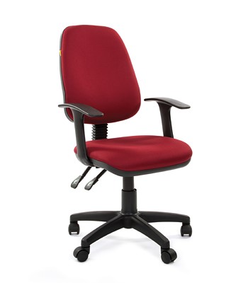 Компьютерное кресло CHAIRMAN 661 Ткань стандарт 15-11 красная в Махачкале - изображение