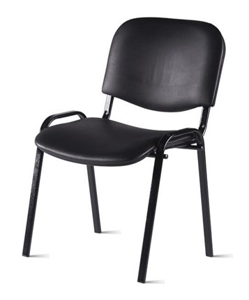 Офисный стул Изо, ВИК 3002/Черная шагрень в Махачкале - изображение