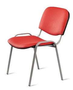Офисный стул Изо, ВИК Nitro red/Светло-серый в Махачкале