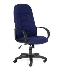 Кресло компьютерное CHAIRMAN 727 ткань ст., цвет синий в Махачкале