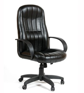 Кресло офисное CHAIRMAN 685, экокожа, цвет черный в Махачкале