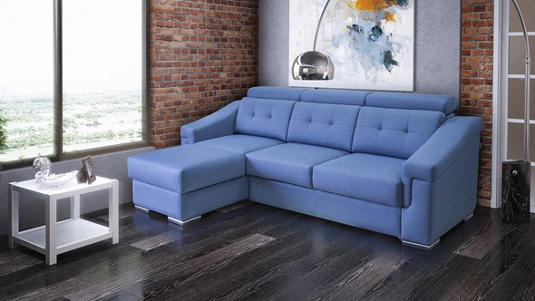 Угловой диван Матрица 27 ТТ с оттоманкой в Махачкале - изображение