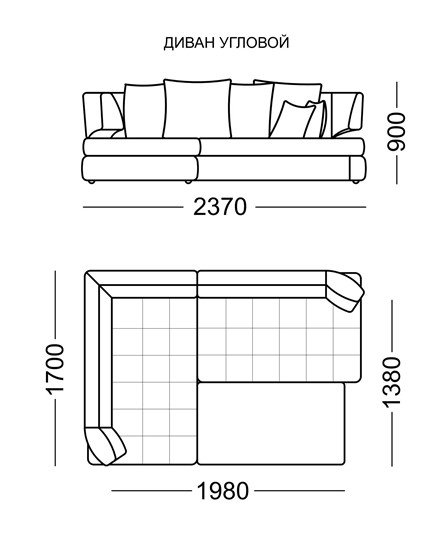 Угловой диван Бруно Элита 50 Б в Махачкале - изображение 6