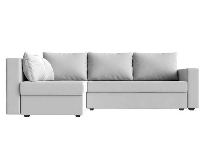 Угловой диван Мансберг, Белый (Экокожа) в Махачкале - изображение 8