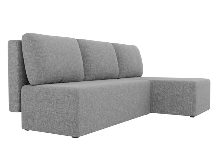 Угловой раскладной диван Поло, Серый (рогожка) в Махачкале - изображение 2