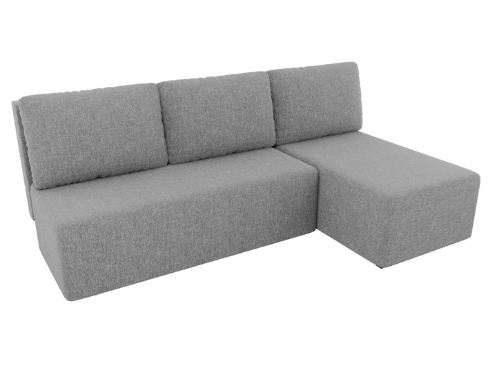 Угловой раскладной диван Поло, Серый (рогожка) в Махачкале - изображение 3