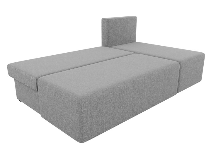 Угловой раскладной диван Поло, Серый (рогожка) в Махачкале - изображение 4