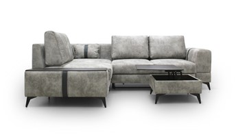 Угловой диван с узкой спинкой Даллас  м6,2+м3+м4+м9+м6+м15 отдельный +2 малые подушки+ящик в малой части в Махачкале