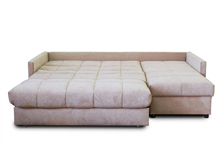 Угловой диван Аккордеон 043, 1400 с оттоманкой 700, ППУ в Махачкале - изображение 1