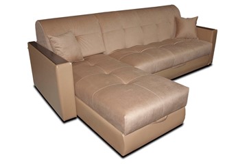 Угловой диван с оттоманкой Аккордеон-1 (сп.м. 1600х2050) в Махачкале