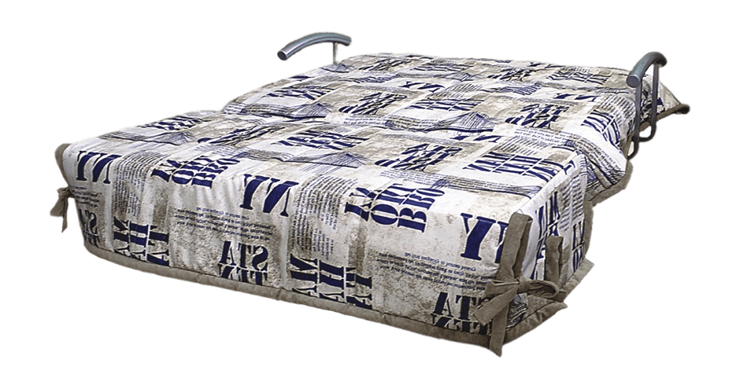 Прямой диван Аккордеон без боковин, спальное место 1200 в Махачкале - изображение 1