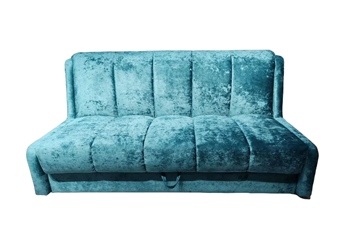 Прямой диван Аккордеон-Кровать 1,55 с каретной утяжкой, полоска (ППУ) в Махачкале - предосмотр 3
