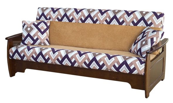 Прямой диван Бриз 2100х860х910, Орех в Махачкале - изображение