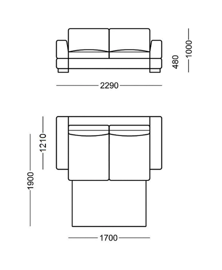 Прямой диван Поло в Махачкале - изображение 6
