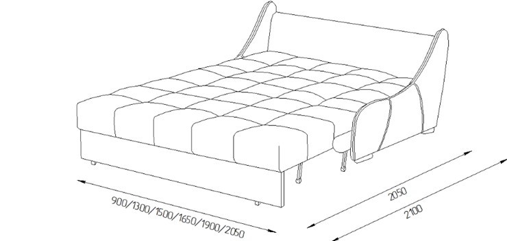 Прямой диван Токио 205 (ППУ) в Махачкале - изображение 4