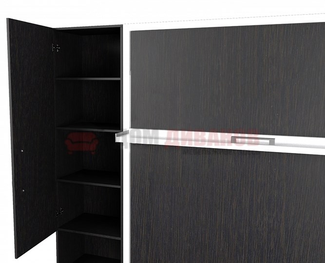 Диван Кровать-трансформер Smart (ШЛ+КД 1400+ШП), 2 шкафа, без подлокотников в Махачкале - изображение 2