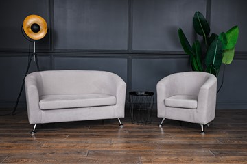 Комплект мебели Брамс  цвет бежевый диван 2Д + кресло в Махачкале