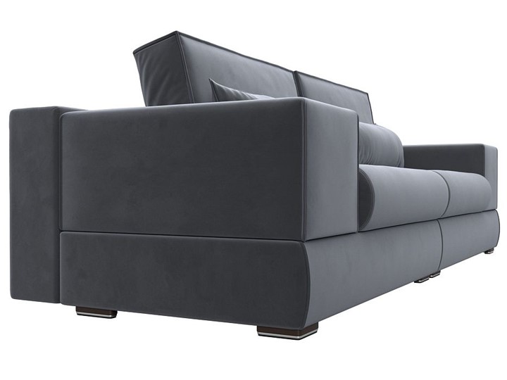 Прямой диван Лига-037, Серый (велюр) в Махачкале - изображение 7