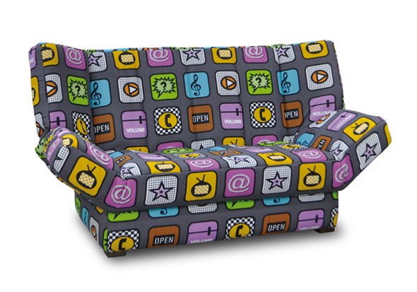 Прямой диван София Люкс пружинный блок в Махачкале - изображение