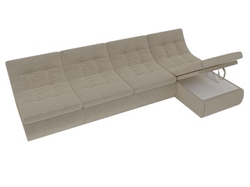 Большой модульный диван Холидей, Бежевый (микровельвет) в Махачкале - предосмотр 7