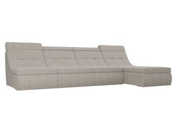 Модульный раскладной диван Холидей люкс, Корфу 02 (рогожка) в Махачкале