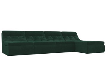 Модульный угловой диван Холидей, Зеленый (велюр) в Махачкале - предосмотр