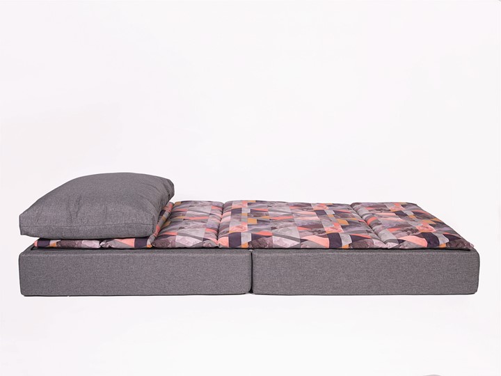 Бескаркасное кресло-кровать Харви, серый - квадро в Махачкале - изображение 1